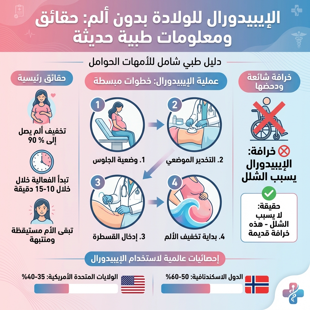 طريقة حقن الإيبيدورال للولادة بدون ألم