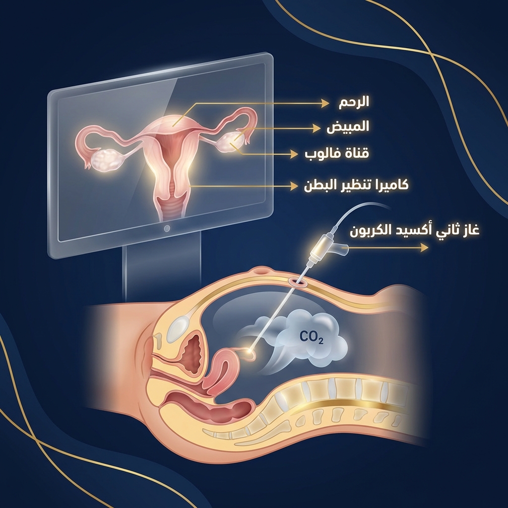 منظار البطن - كيف يعمل