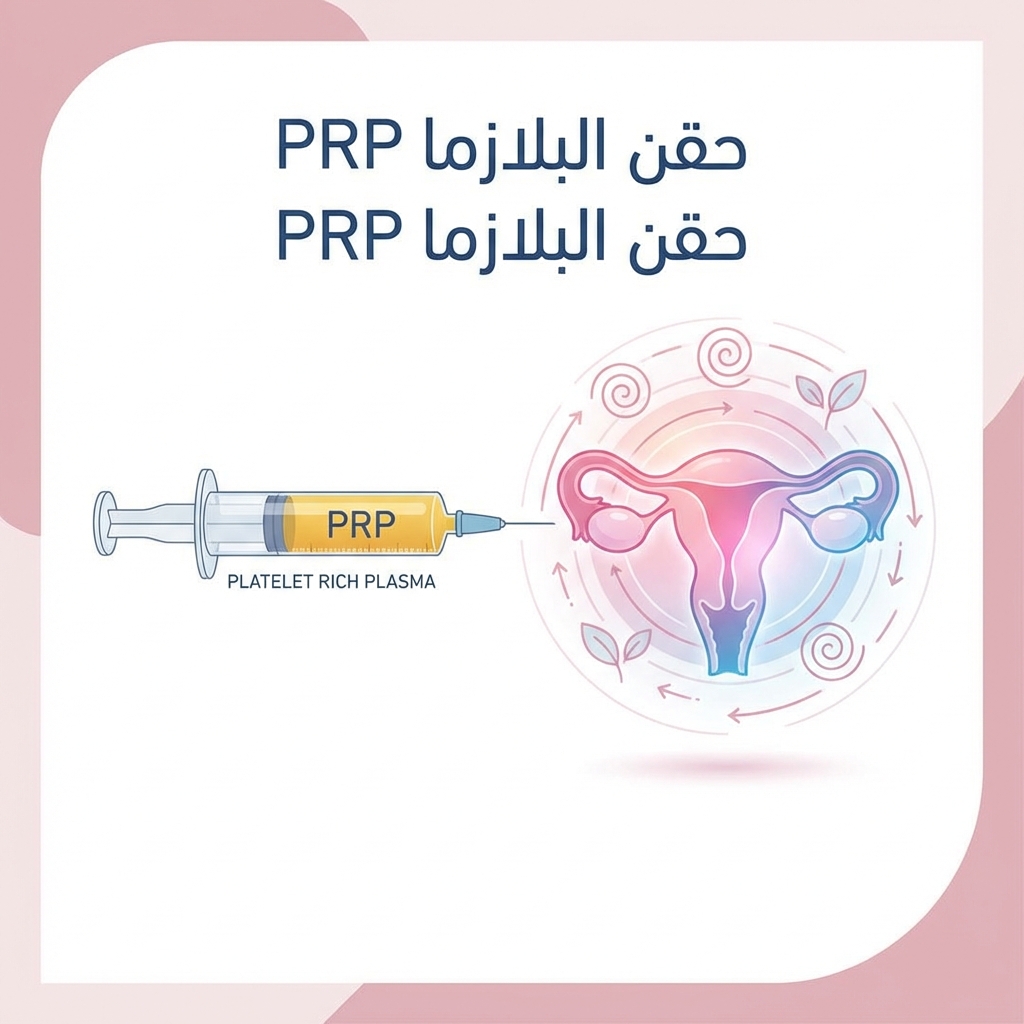 حقن البلازما PRP في المبيض