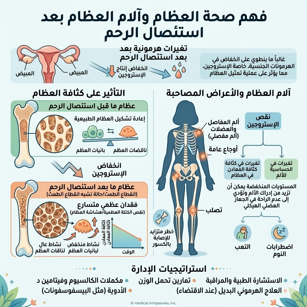 آلام العظام وكثافة العظام بعد الاستئصال - د. محمد السنيطي