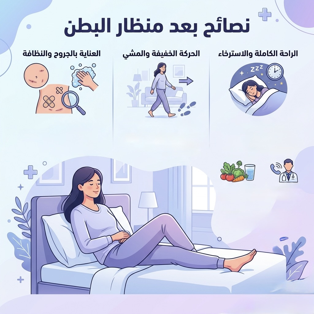 التعافي بعد منظار البطن - د. محمد السنيطي