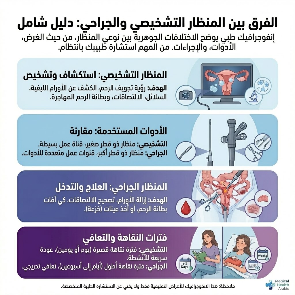 مراحل منظار الرحم وجدول التعافي - د. محمد السنيطي
