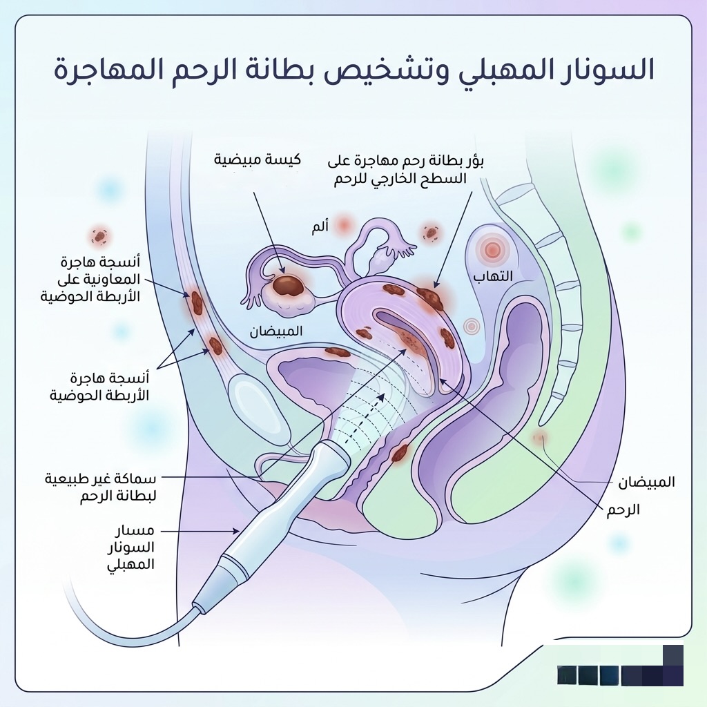 السونار المهبلي وبطانة الرحم المهاجرة - د. محمد السنيطي
