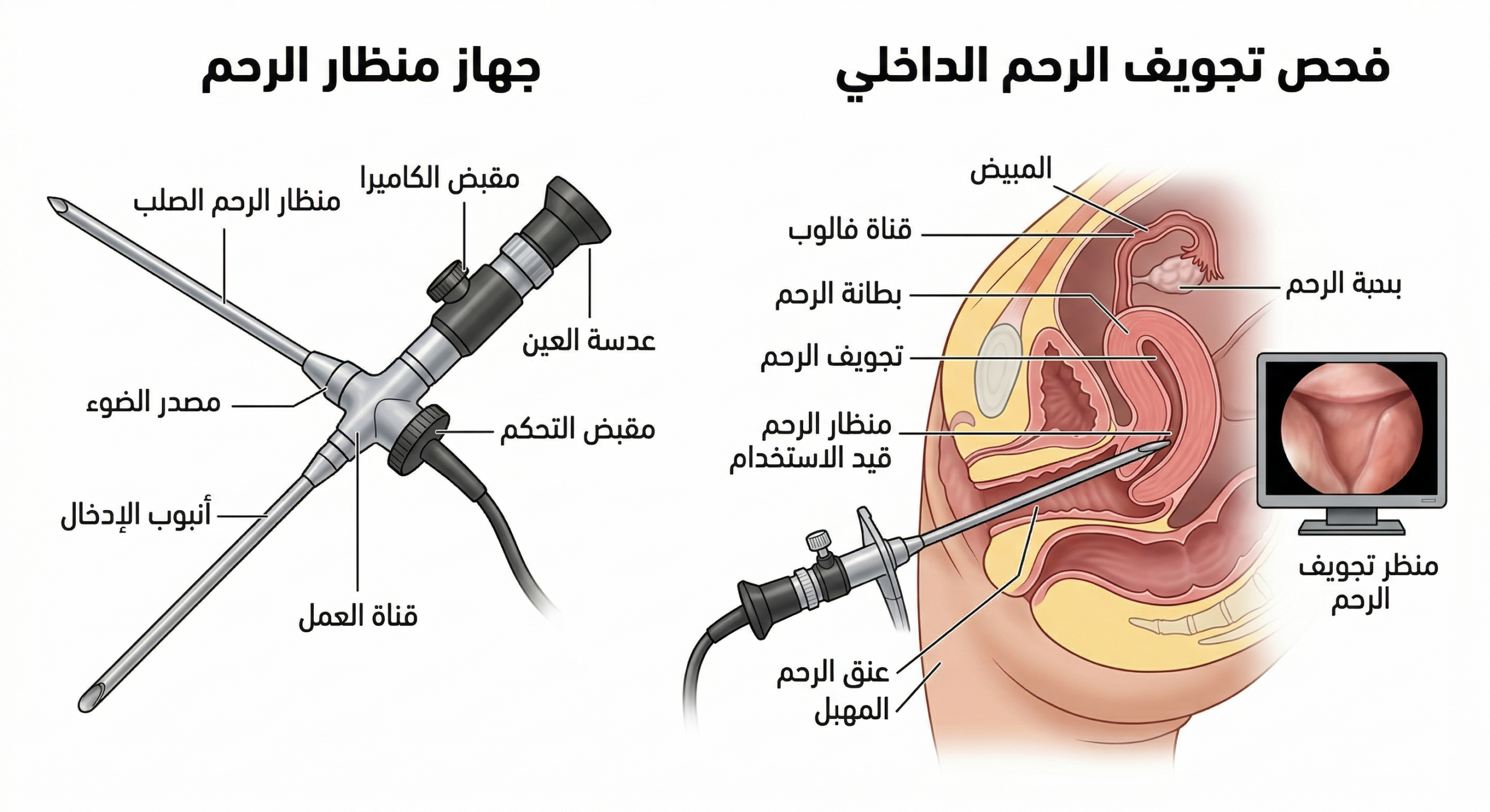 جهاز منظار الرحم وفحص تجويف الرحم الداخلي