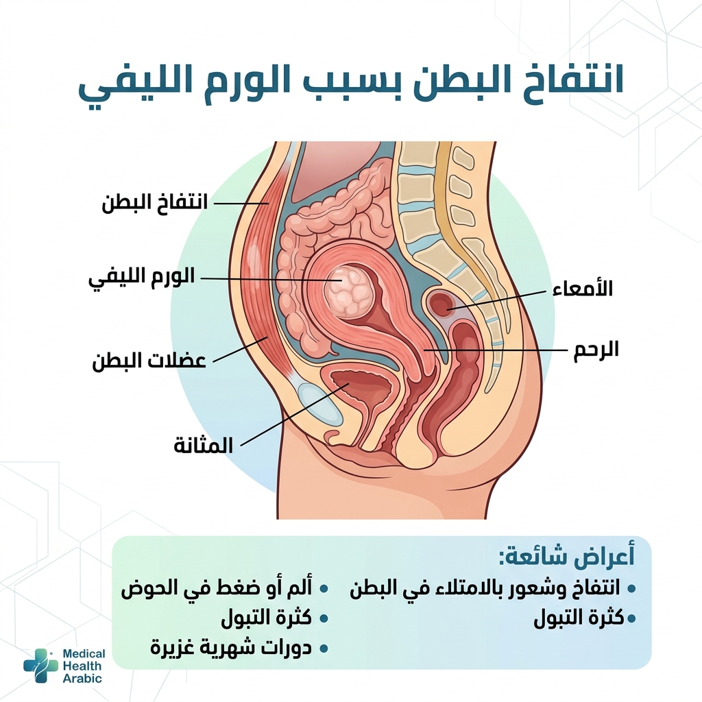 انتفاخ البطن بسبب الورم الليفي - د. محمد السنيطي